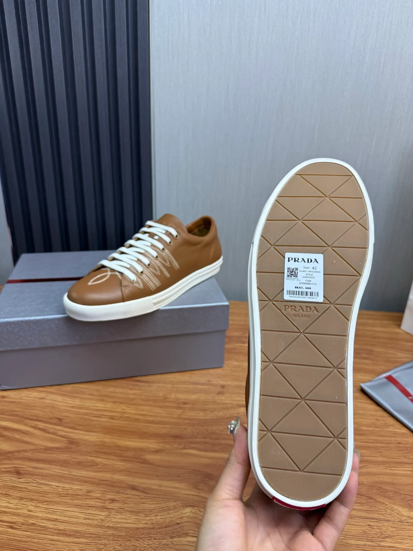 Men's shoes 560💰 [PRADA] Popular items in men's shoe counters, synchronized with the official website, 1 high-quality shipment ✔️Original cowhide + cowhide lining, 1🆚1 replica, original sole, 38-45 (45 customized, non-refundable)